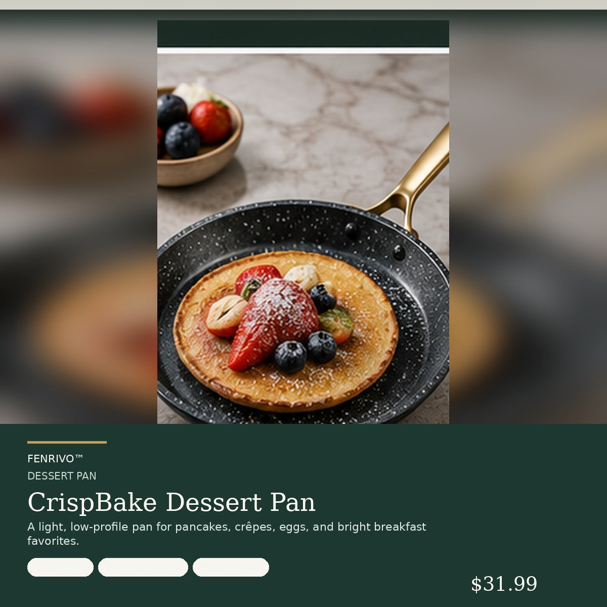 CrispBake Dessert Pan